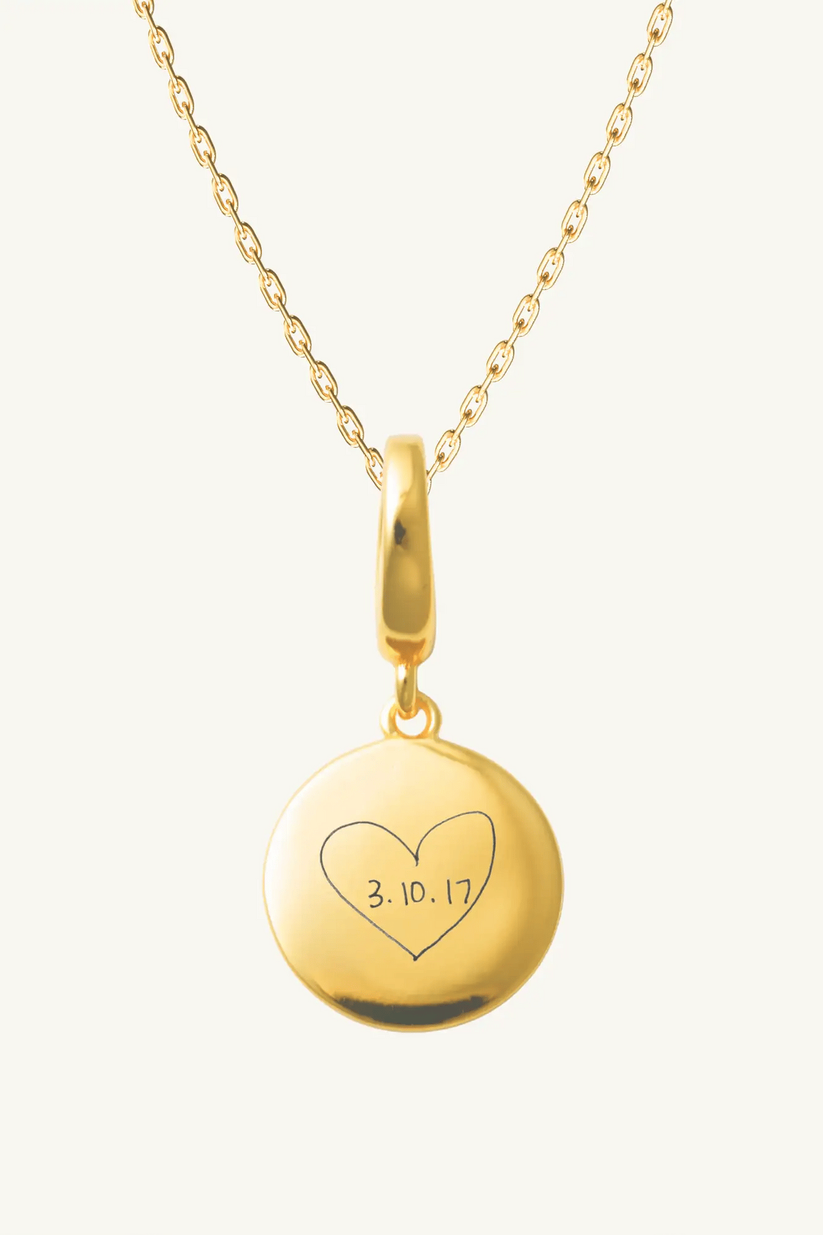Handwriting Clip Necklace