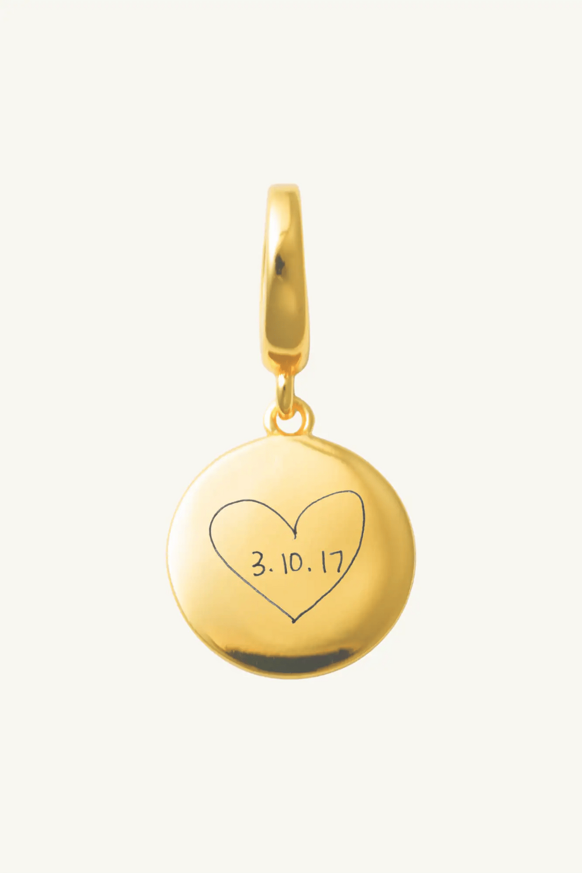 Handwriting Clip Charm