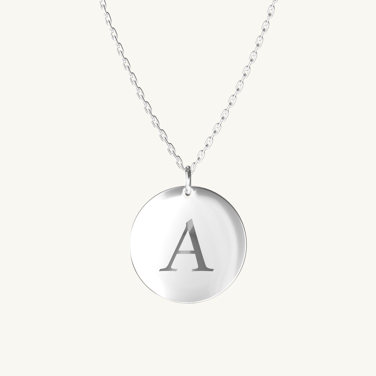 Coin Necklace alternate angle By Lumine