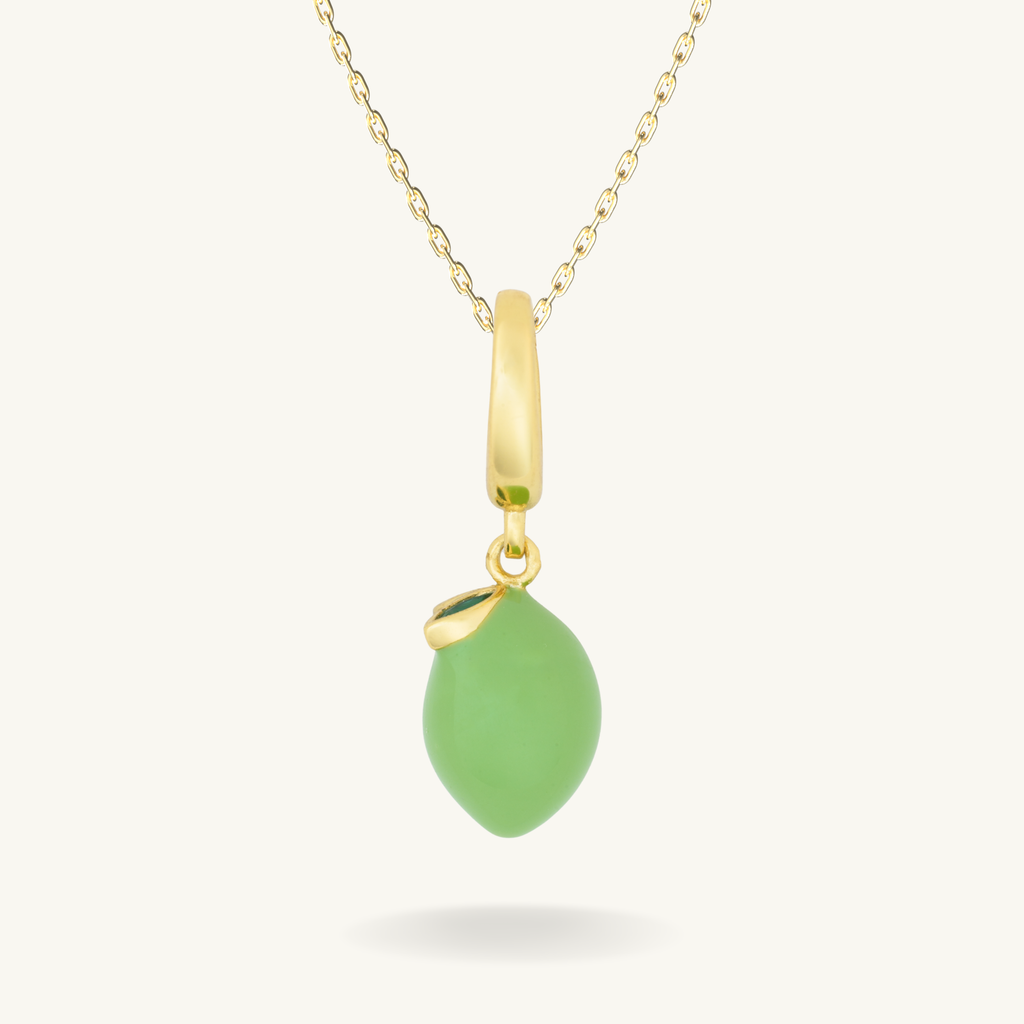 Lime Fruit Necklace By Lumine