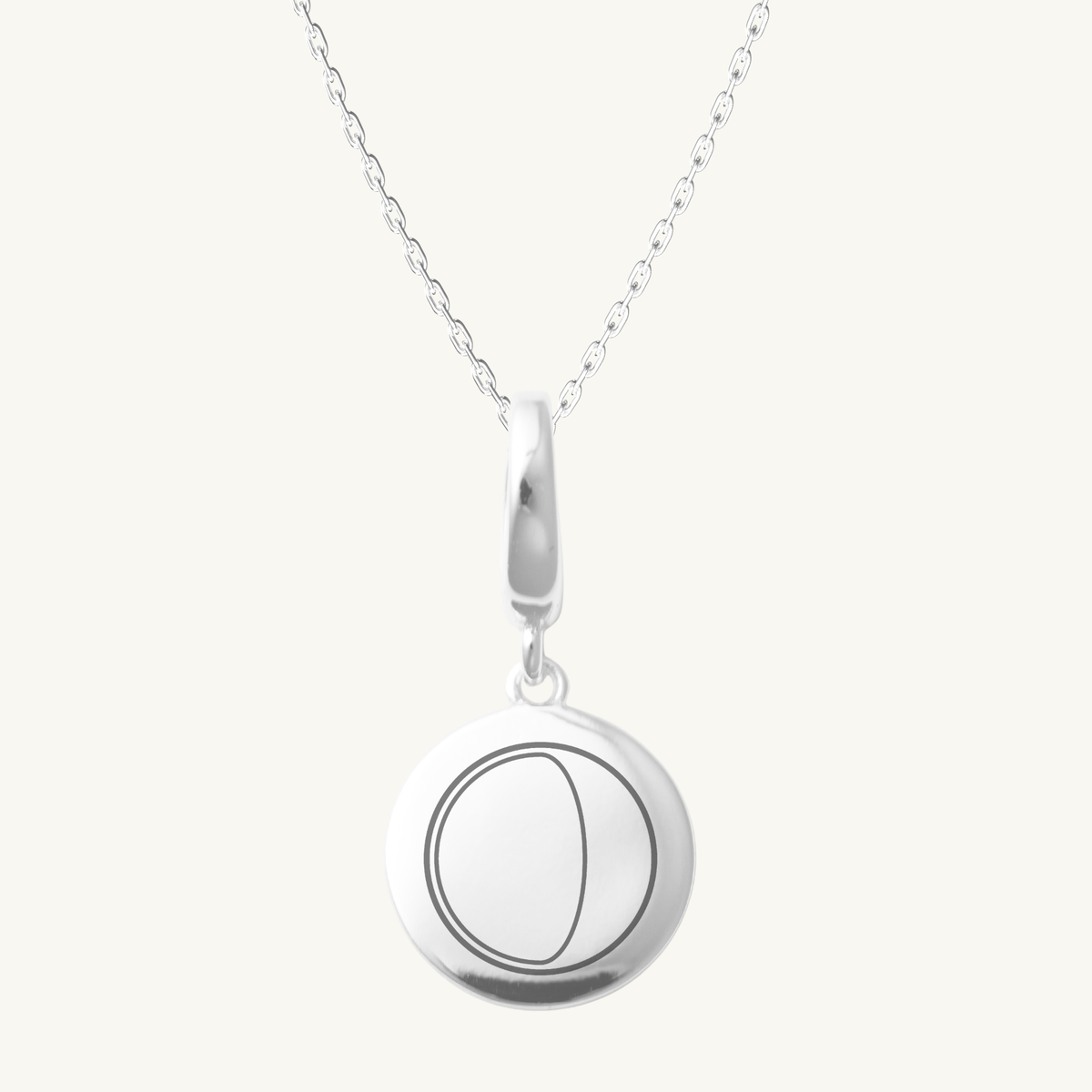 Moon Phase Clip Necklace