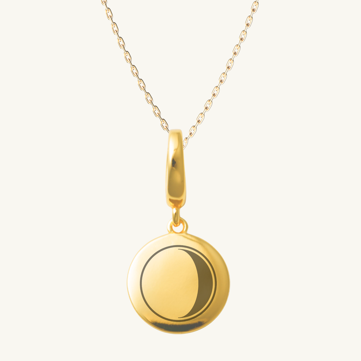 Moon Phase Clip Necklace