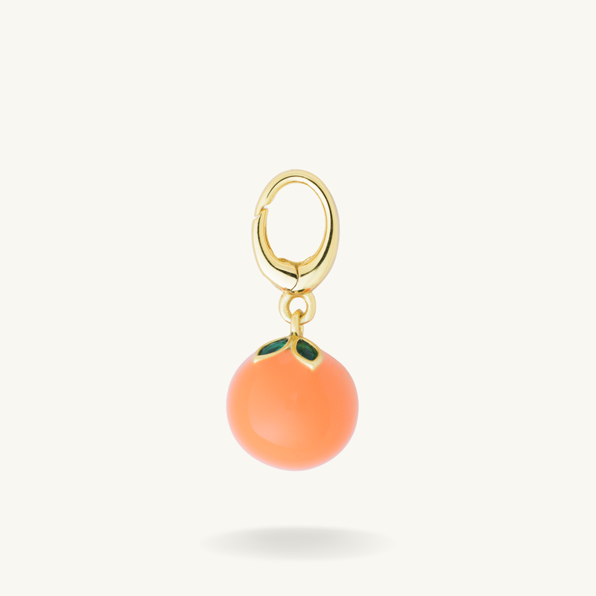 Orange Fruit Necklace alternate angle By Lumine