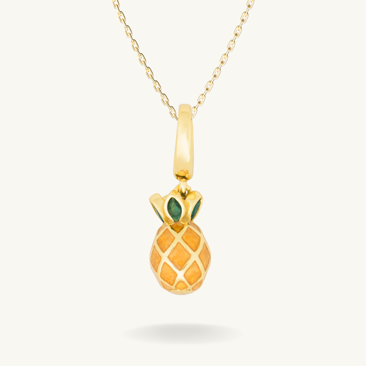 Pineapple Fruit Necklace By Lumine