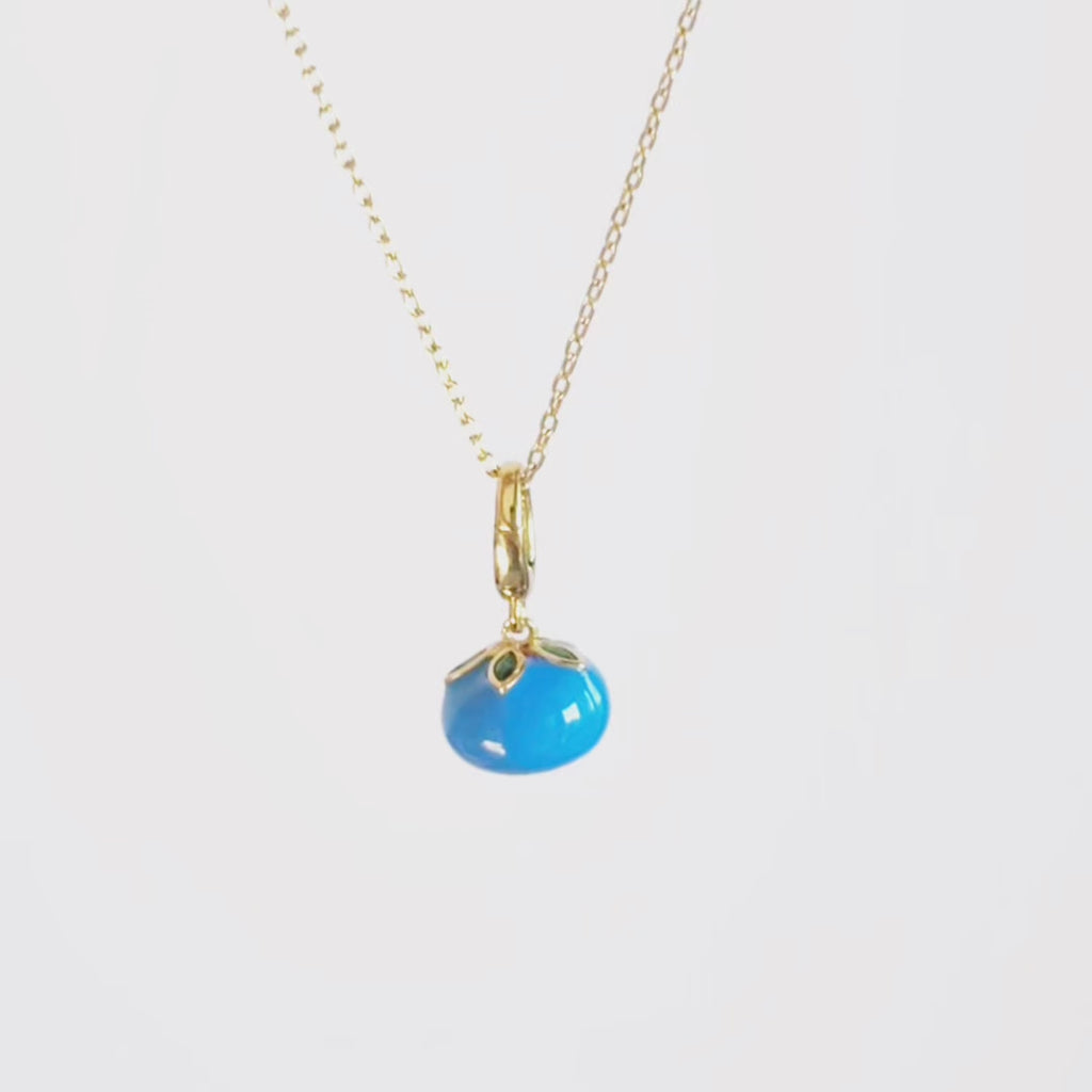 Blueberry Fruit Necklace