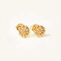 Daisy Birth Flower Earrings - April By Lumine