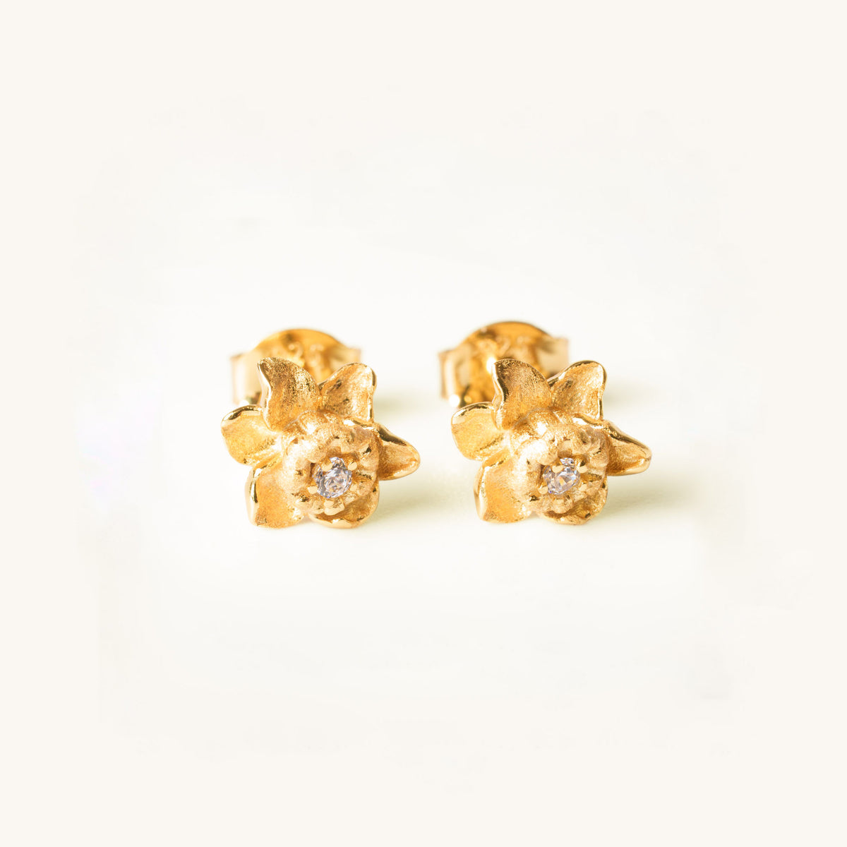 Daffodil Birth Flower Earrings - March By Lumine