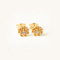 Peony Birth Flower Earrings - November By Lumine
