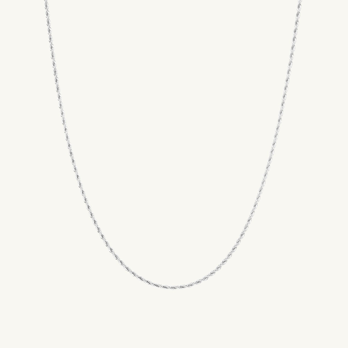 Rope Chain Necklace alternate angle By Lumine