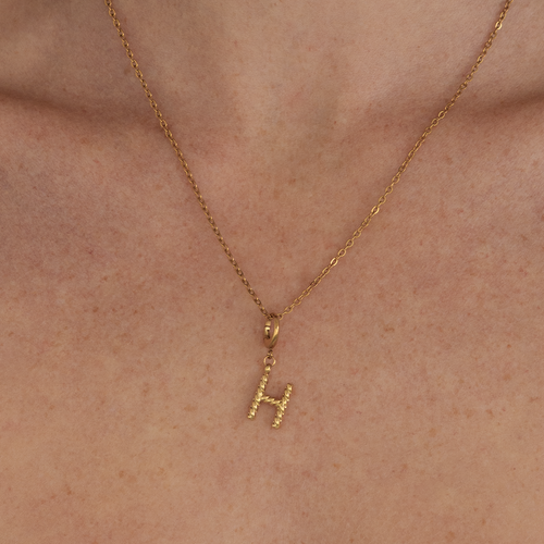 Rope Initial Charm