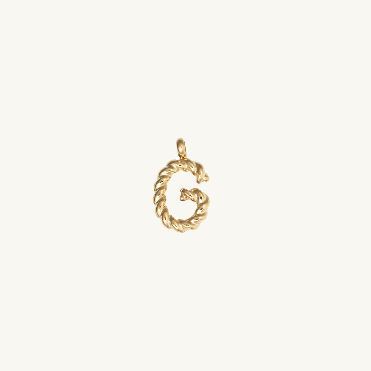 Rope Initial Charm