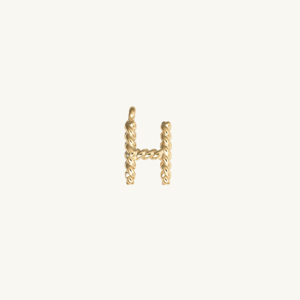 Rope Initial Charm