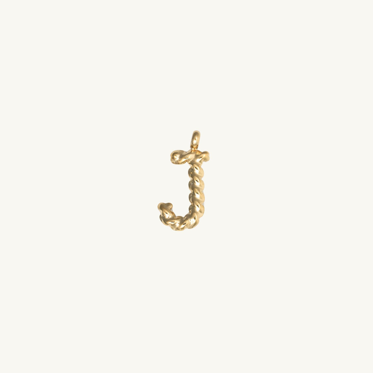 Rope Initial Charm