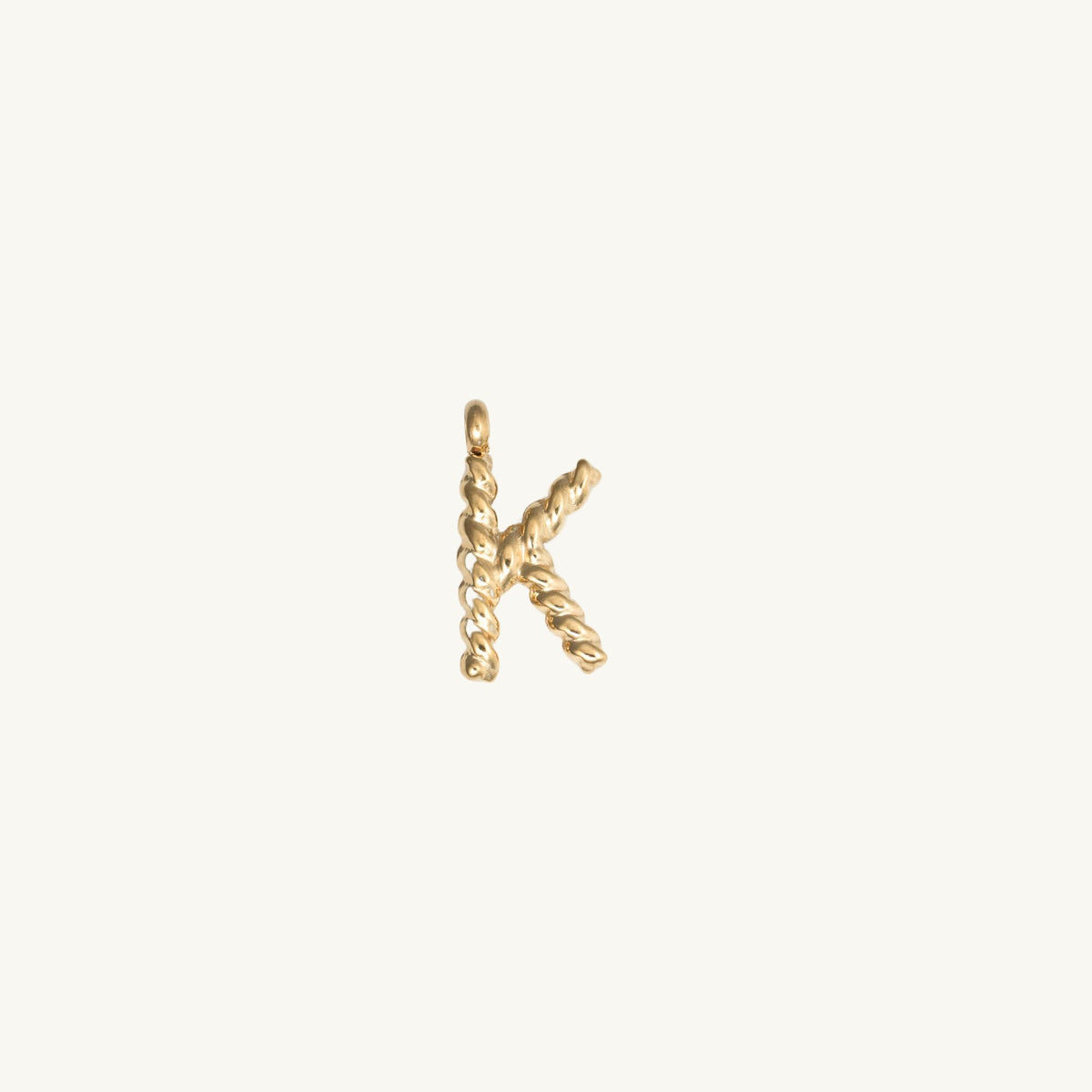 Rope Initial Charm