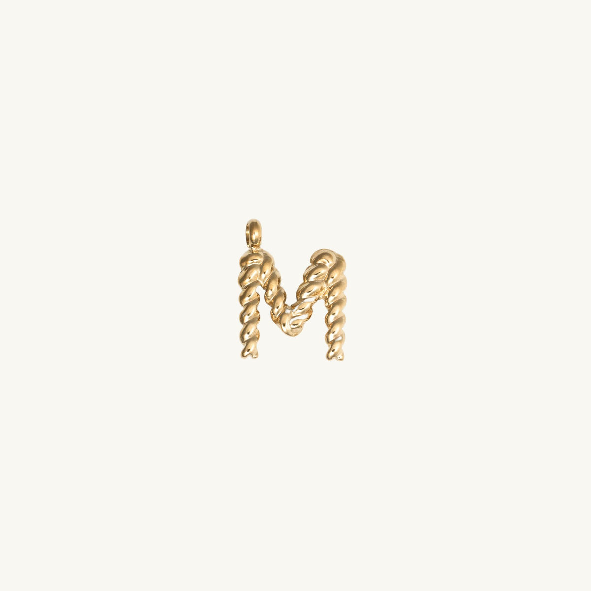 Rope Initial Charm