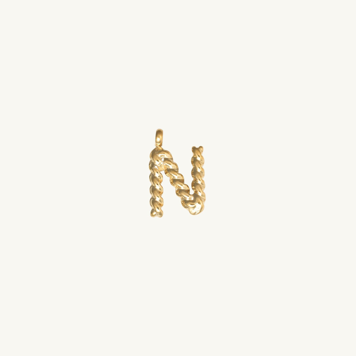 Rope Initial Charm