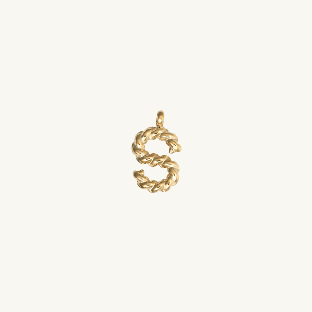 Rope Initial Charm