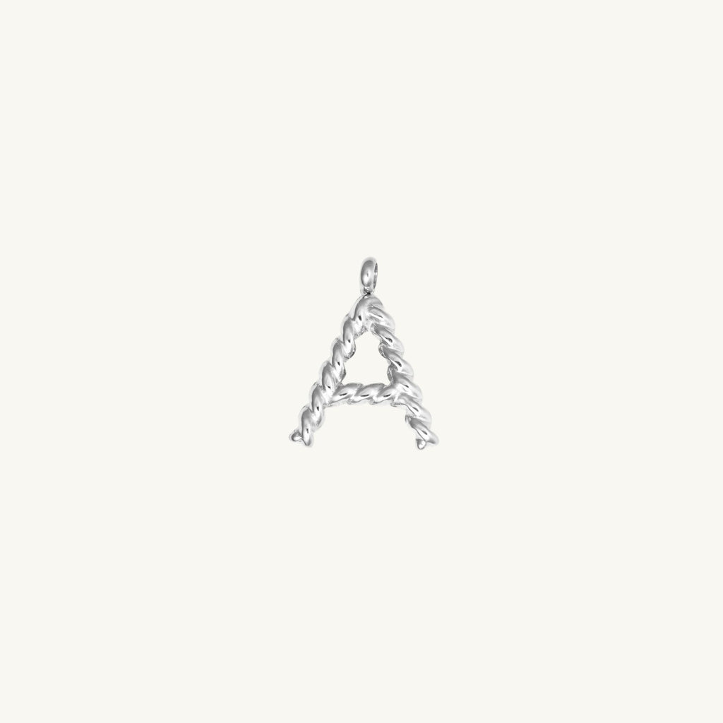 Rope Initial Charm