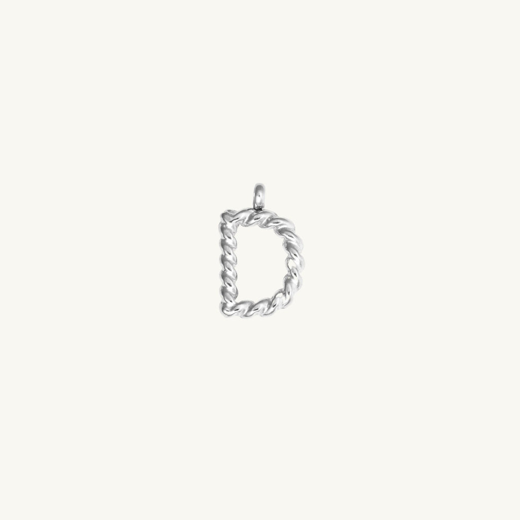 Rope Initial Charm