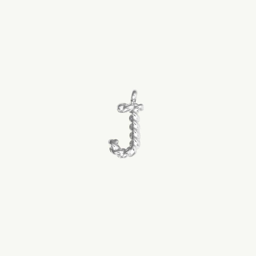 Rope Initial Charm