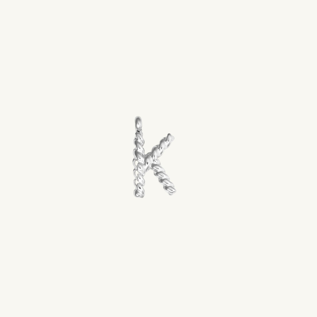 Rope Initial Charm