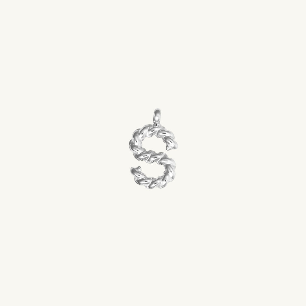 Rope Initial Charm