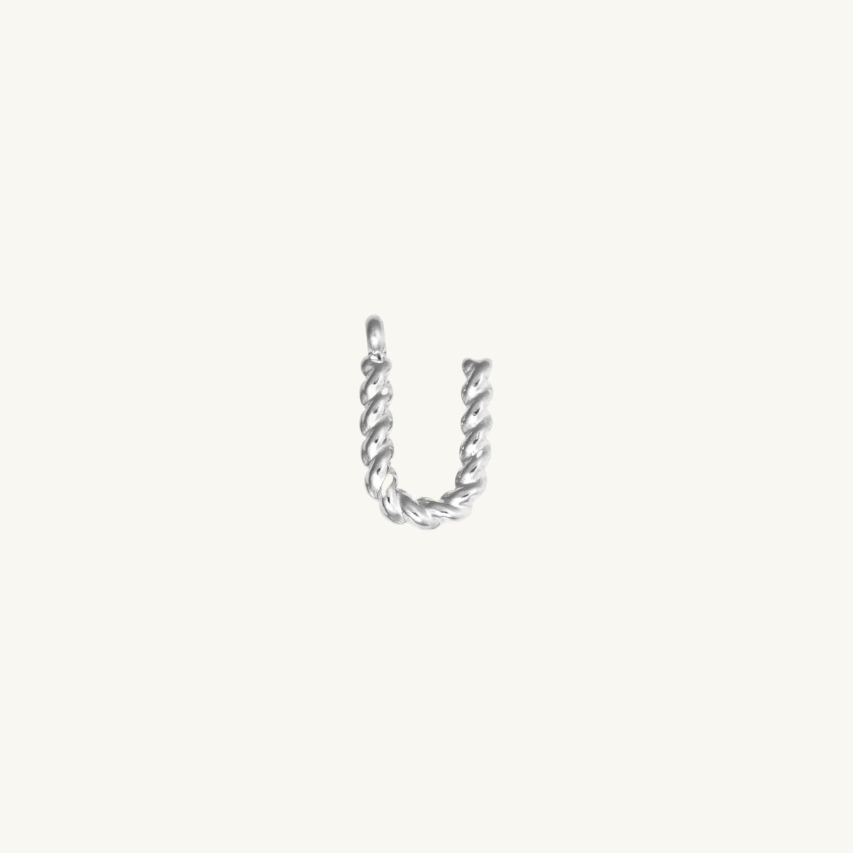 Rope Initial Charm