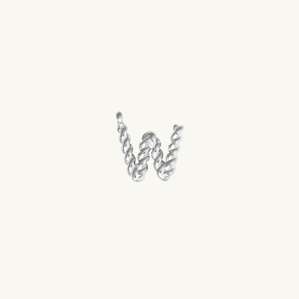 Rope Initial Charm