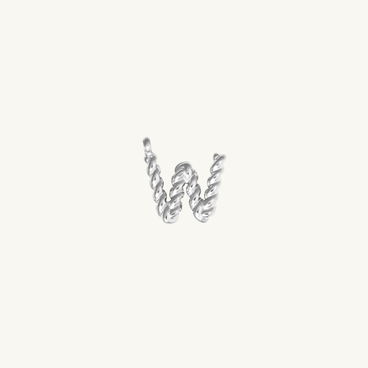 Rope Initial Charm
