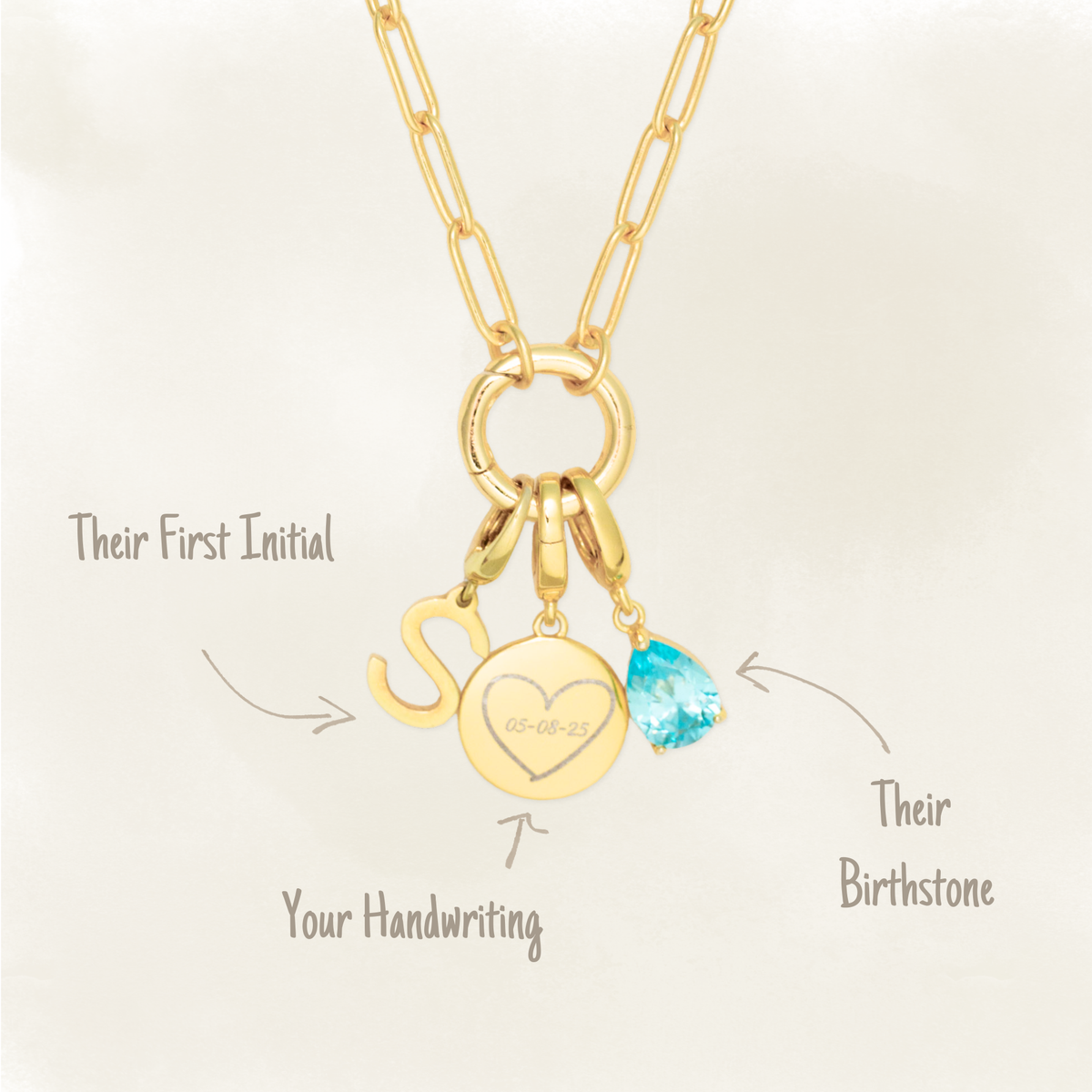 The Keepsake Necklace styled view By Lumine